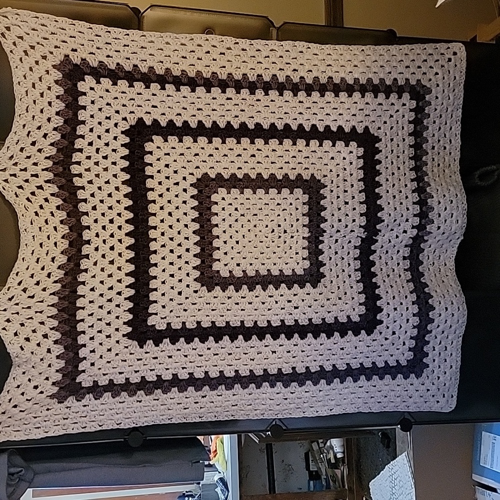 Handcrafted Handmade crochet lap throw